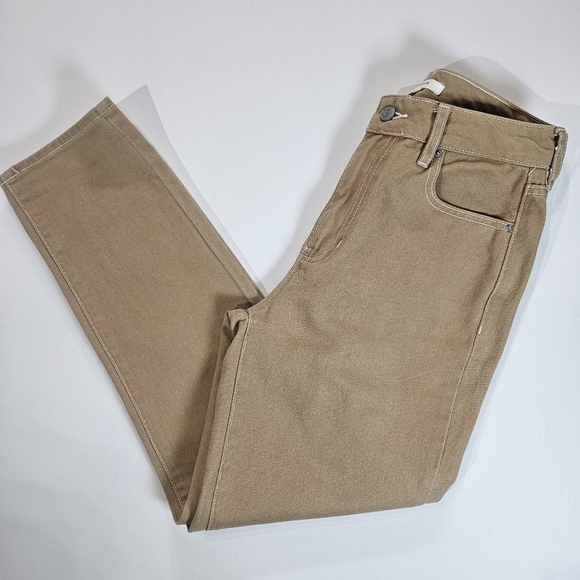 PacSun Jeans Womens Size 26 Tan Straight Leg High Quality Beach Inspired‎ Denim - Picture 1 of 12